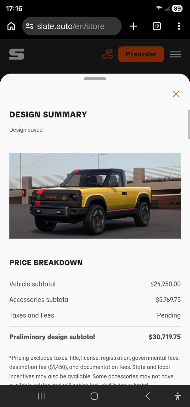 Slate Auto Pickup Truck NON-AI Builds - Post Yours Screenshot_20260724_171617_Chrom