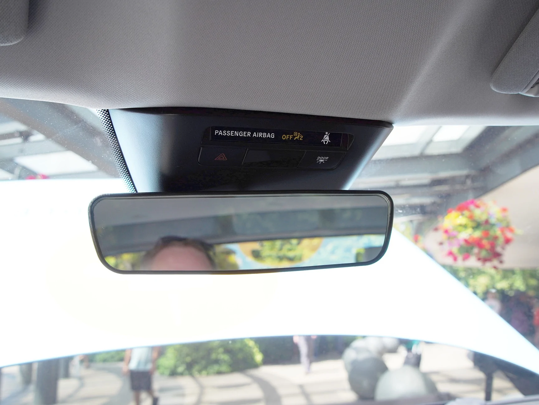 Slate Auto Pickup Truck Driver facing camera in rear view mirror? 41646-0041d03d09470c789d6b0d51e4f34261