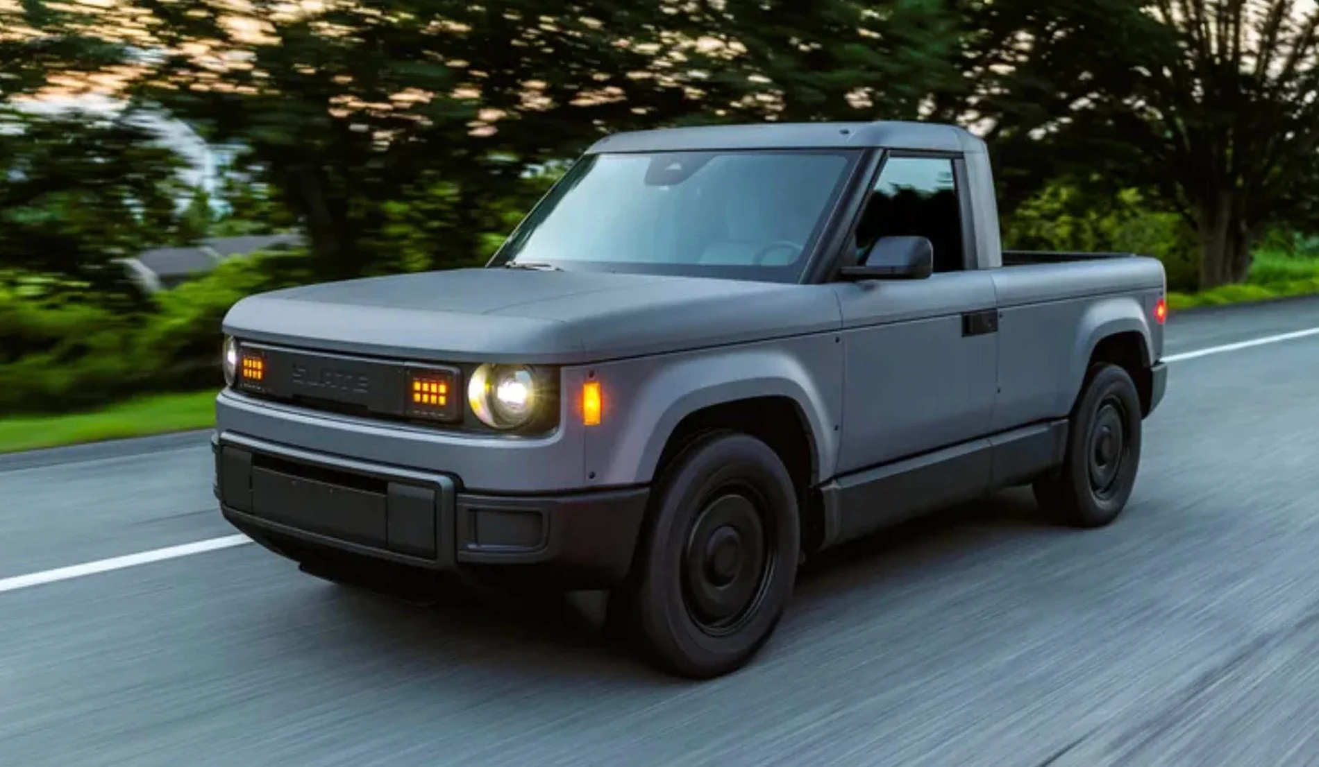 Slate Auto Pickup Truck 2027 Slate Pickup Test Drive Review by Motortrend : fun and reasonably nimble slate-pickup-first-drive-revi