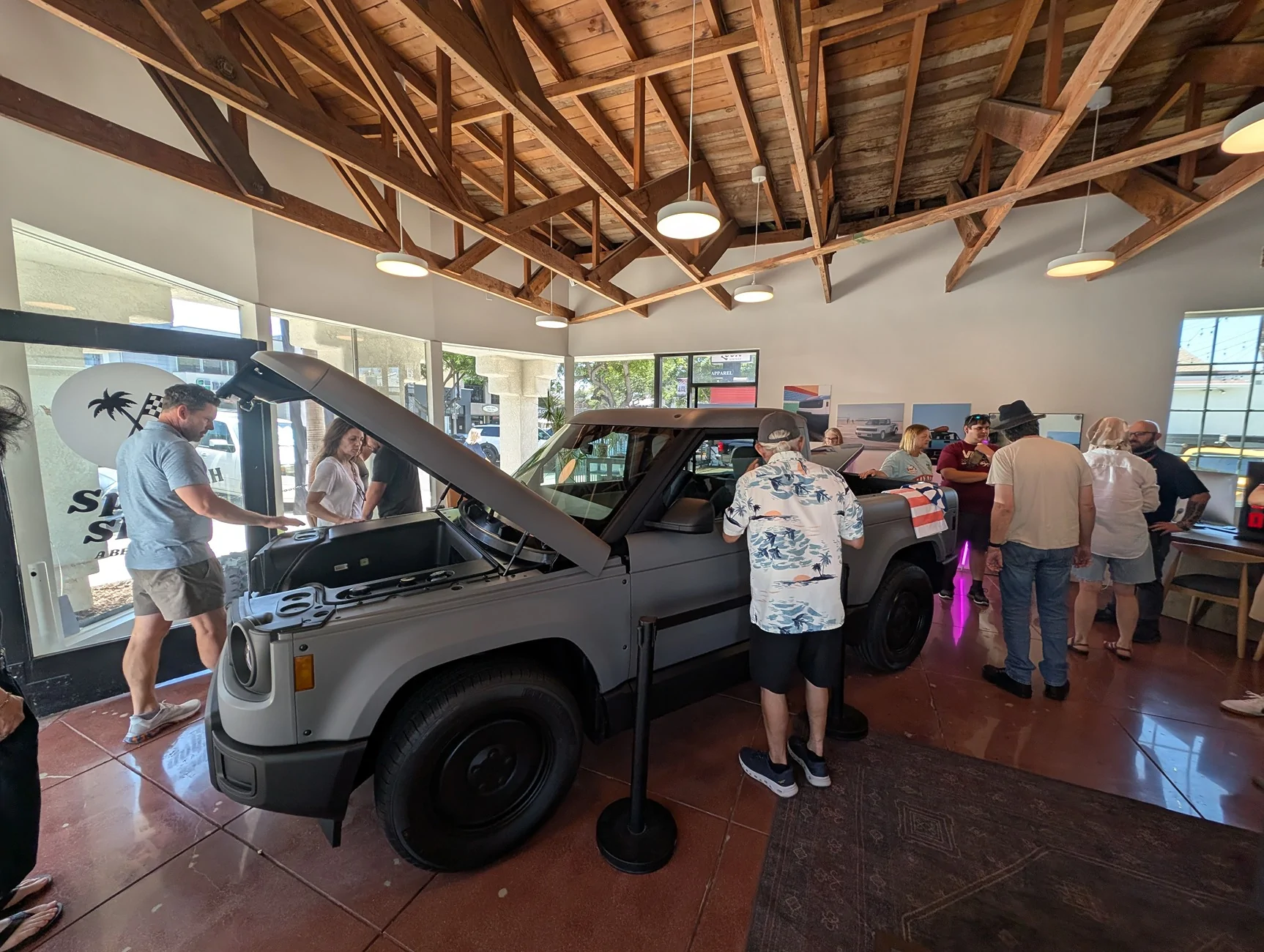 Slate Auto Pickup Truck Frunk Dimensions Measurements, Stereo & Speakers Quality (Sound Video), Impressions & Photos from Slate Huntington Beach Event on August 1 1000010370