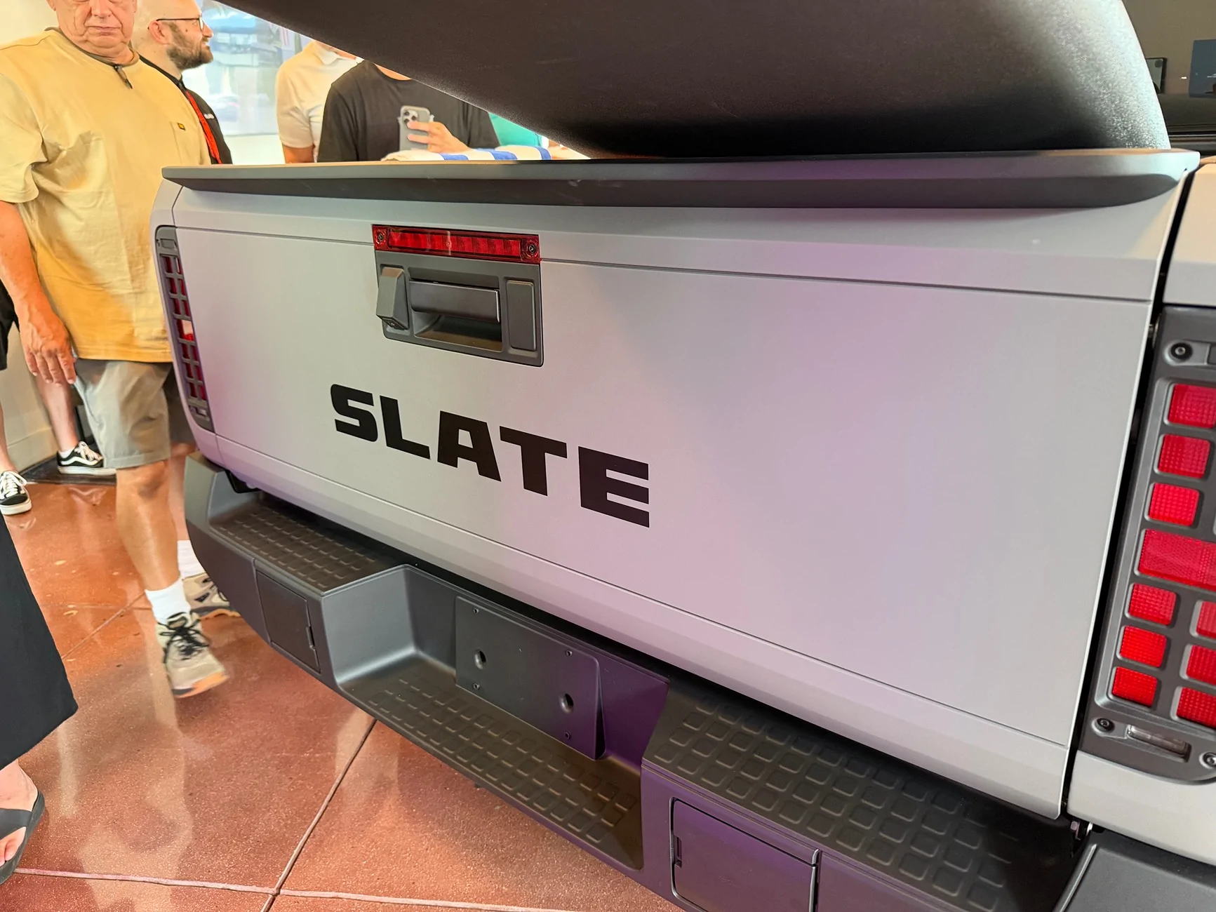 Slate Auto Pickup Truck Frunk Dimensions Measurements, Stereo & Speakers Quality (Sound Video), Impressions & Photos from Slate Huntington Beach Event on August 1 IMG_4393