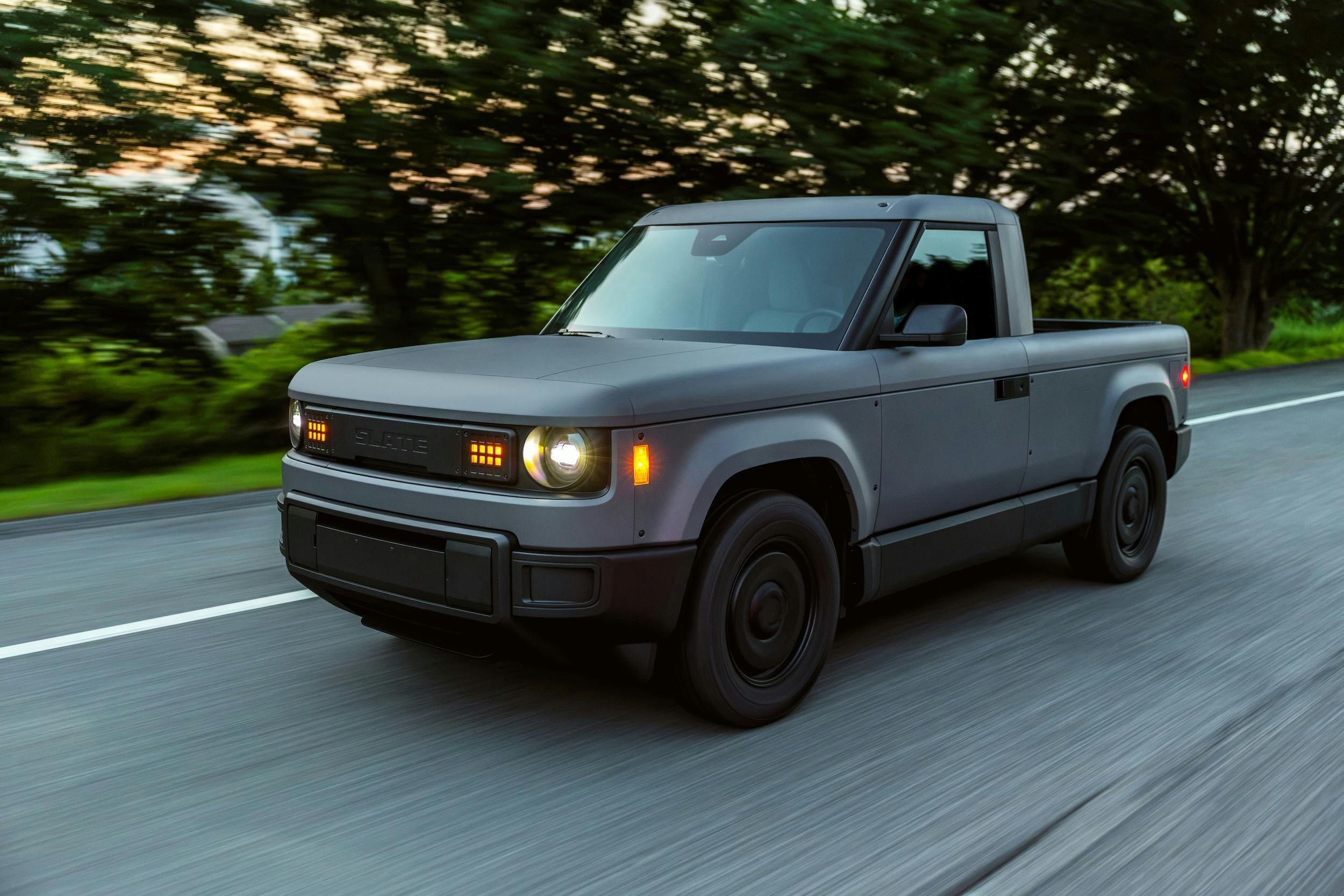 Slate Auto Pickup Truck Picture Car Confidential #45: Slate First Drive Review by Hagerty ntQuarter.jpg?auto=format%2Ccompress&ixlib=php-3.3