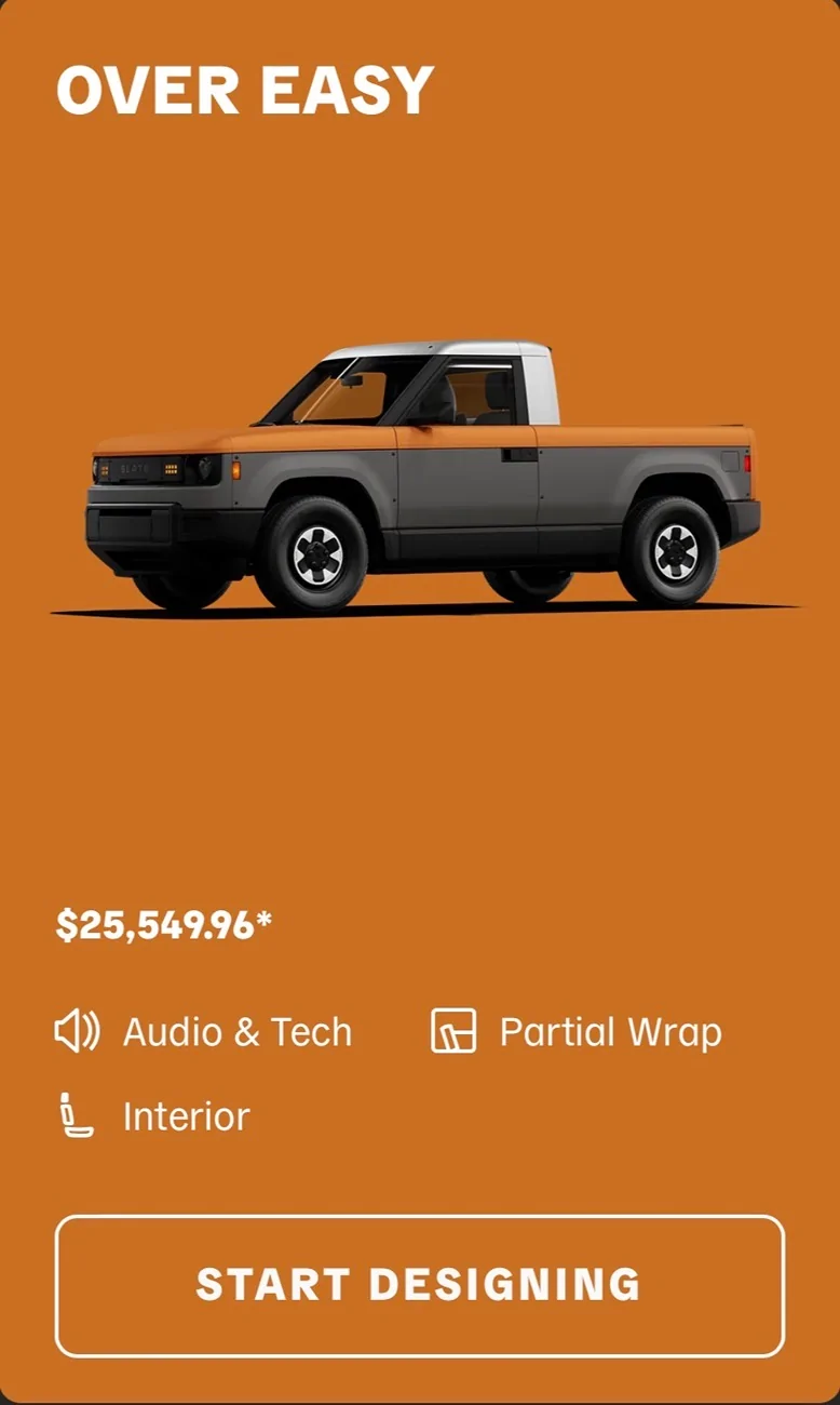 Slate Auto Pickup Truck Updated Slate Auto Starter Pack Prices IMG_9611