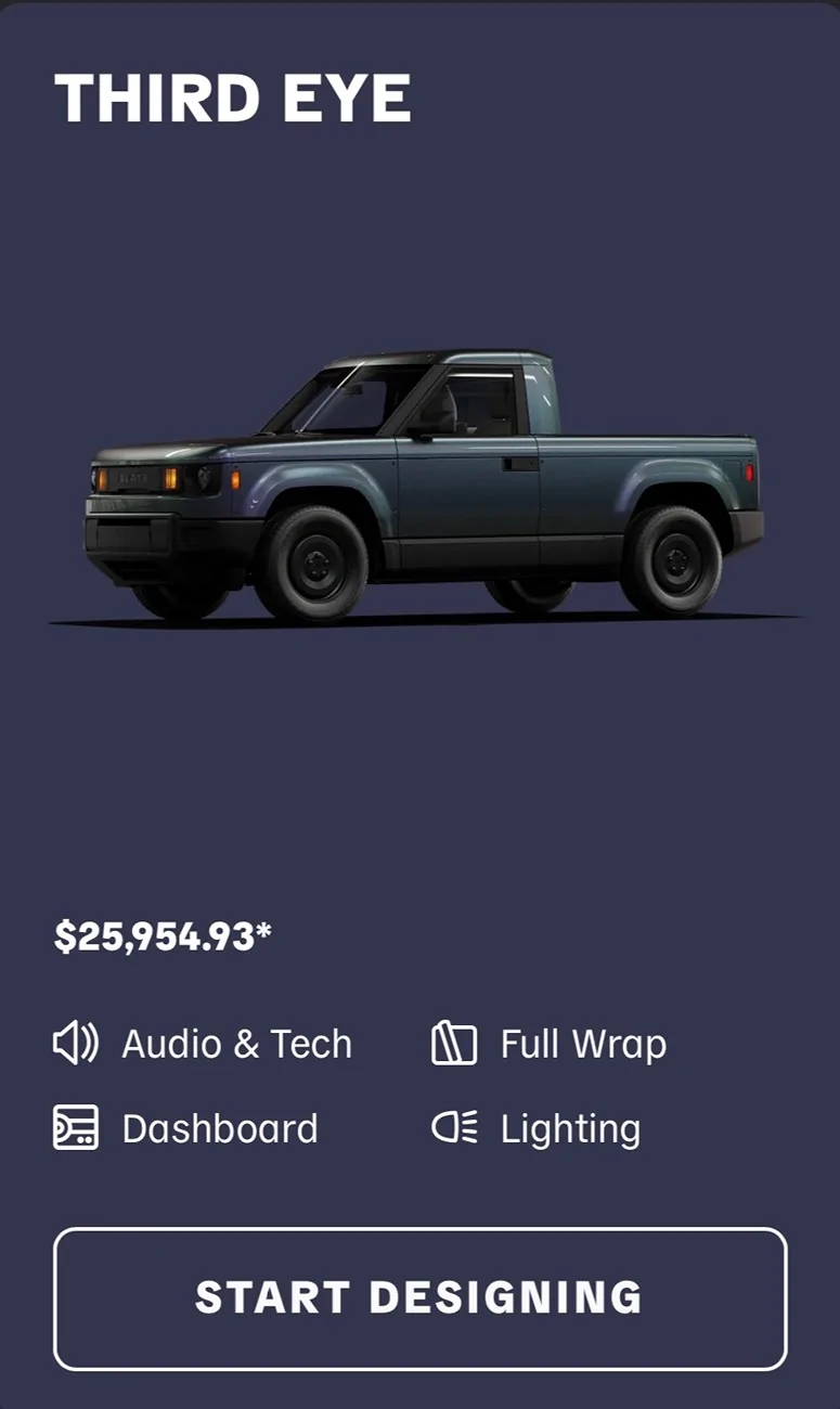 Slate Auto Pickup Truck Updated Slate Auto Starter Pack Prices IMG_9612