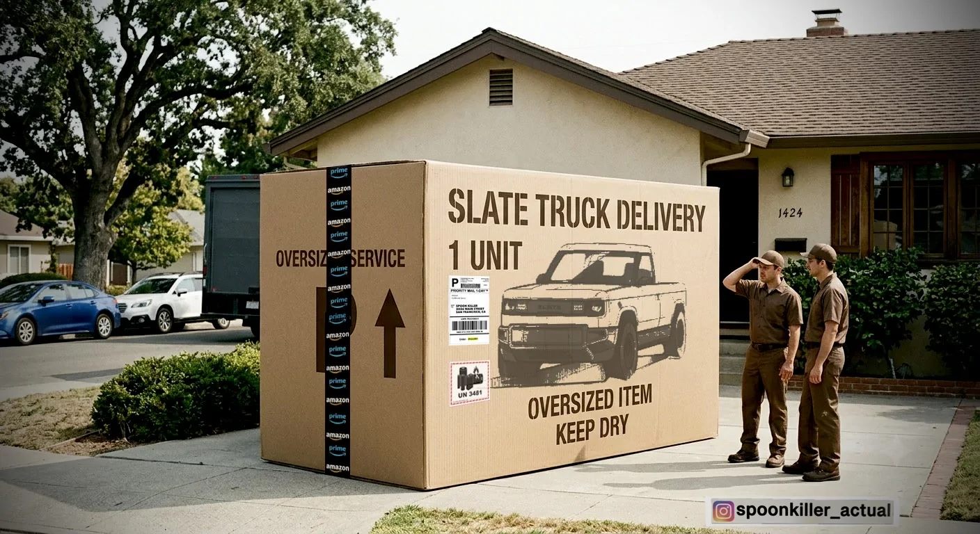 Slate Auto Pickup Truck SLATE Home Delivery 🚚 📦 Slate_Amazon_Prim