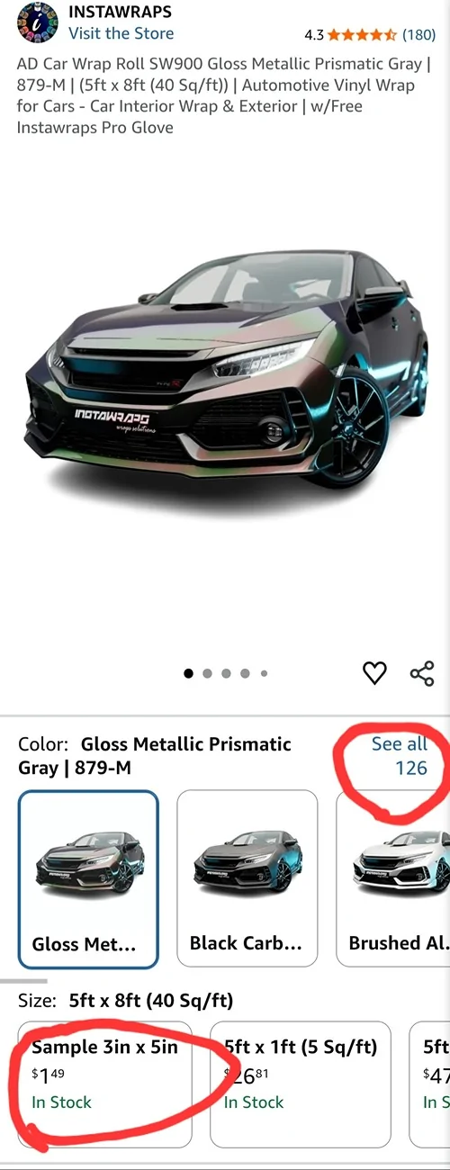 Slate Auto Pickup Truck Wrap Samples Without Shipping Cost Screenshot_20260811_000730_Chrom