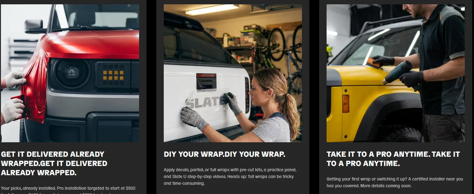 Slate Auto Pickup Truck New Wrap info on Slate website 1787086572421-xs