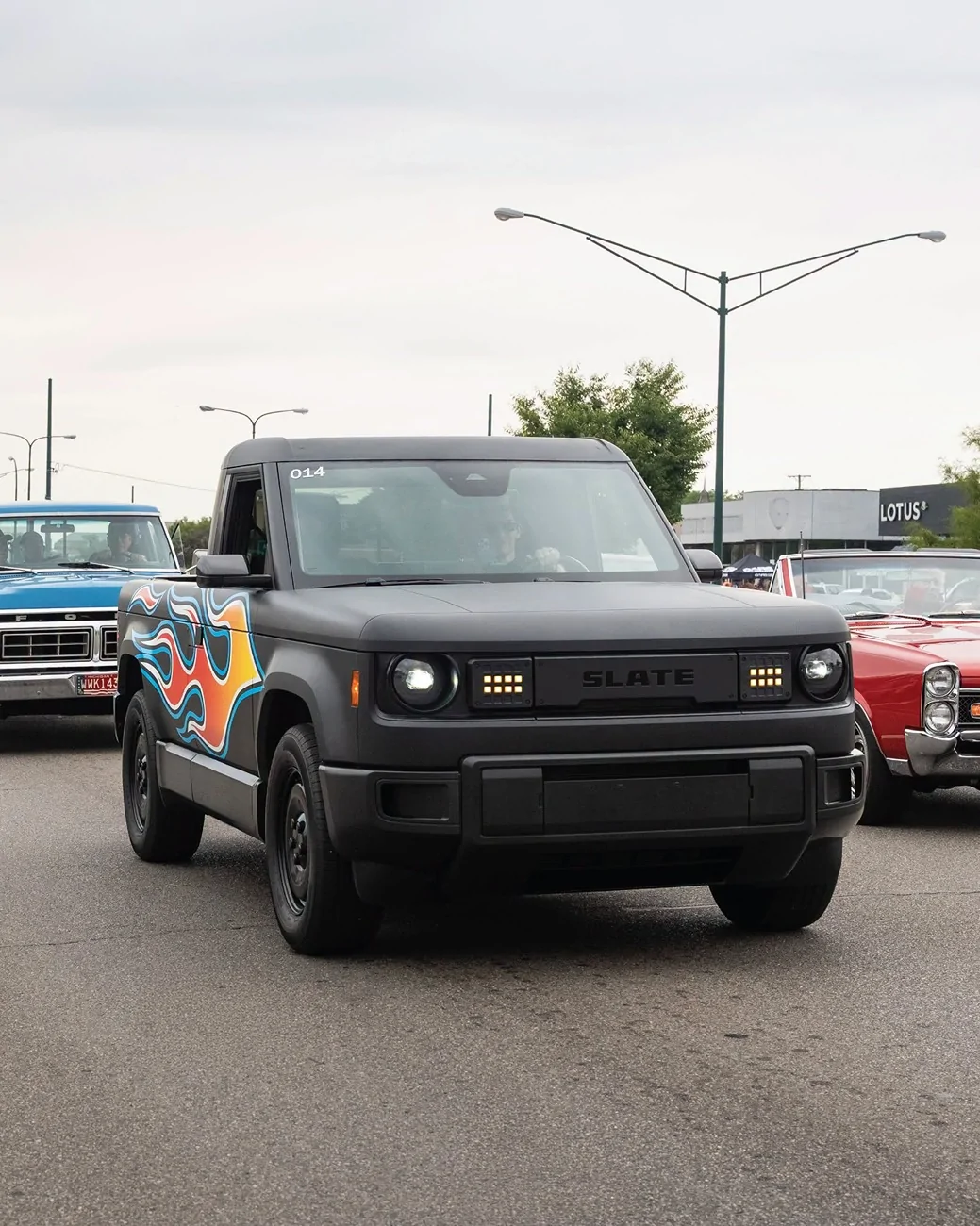 Slate Auto Pickup Truck Slates in a row @ Woodward Dream Cruise 780840926_2627103334414170_8487456813583629732_n
