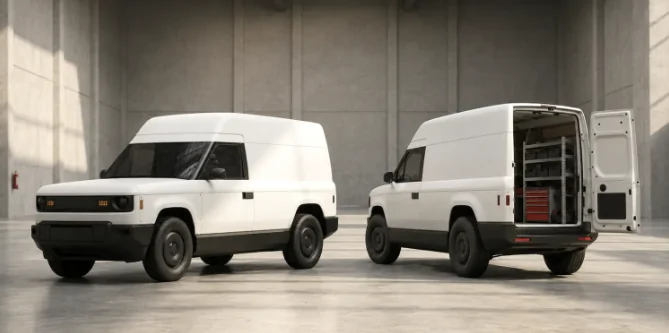 Slate Auto Pickup Truck High roof cargo version rumor Screenshot 2026-08-31 at 9.40.32 AM