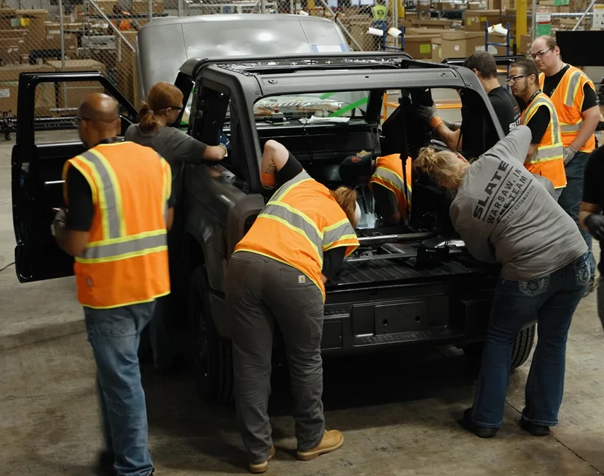 Slate Auto Pickup Truck Episode 1: "You Asked For It" Tour -- Day 1: Slate Factory Tour 1788440948967-fg