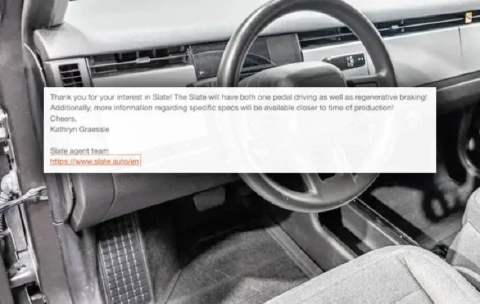 One-Pedal Driving confirmed for Slate truck