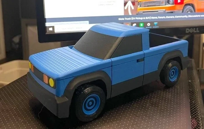 Scale Models of Slate Pickup, SUV, Fastback (for DIY 3D Print - STL Files)