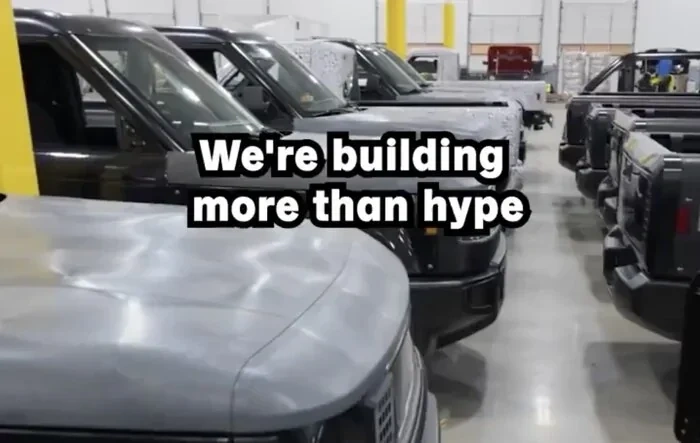Beta test Slate truck prototypes (video)
