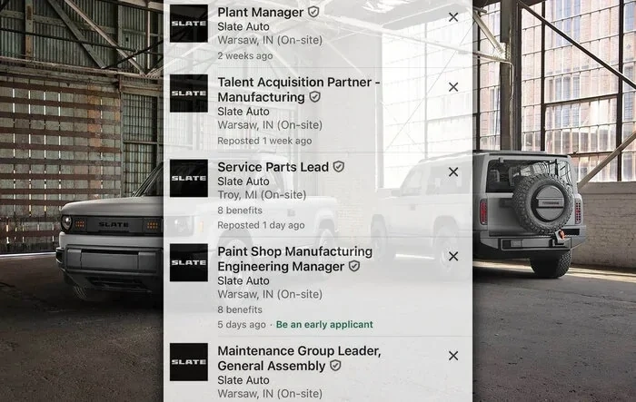 Slate Job Postings on LinkedIn