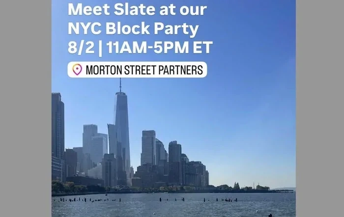 Slate holding NYC block party event on August 2nd