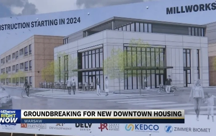 New Apartment Complex construction underway in Warsaw for future Slate employees!