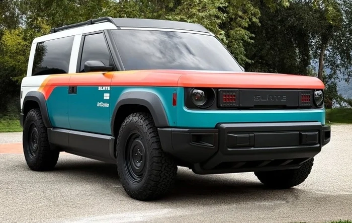 New colorful wraps on Slate SUV, fastback, pickup