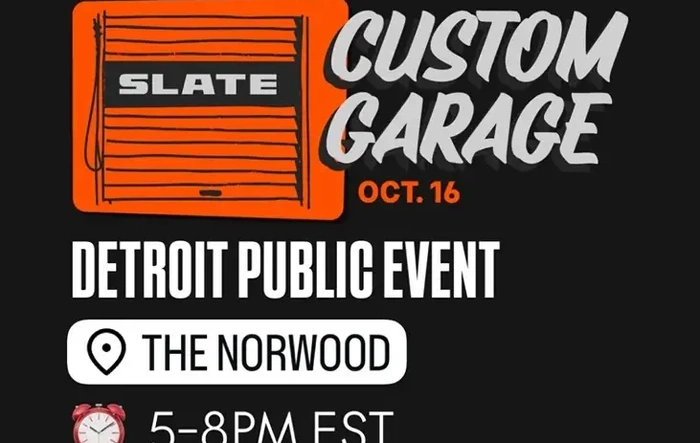 Slate Auto "Custom Garage" Public Event Coming on Oct. 16 in Detroit
