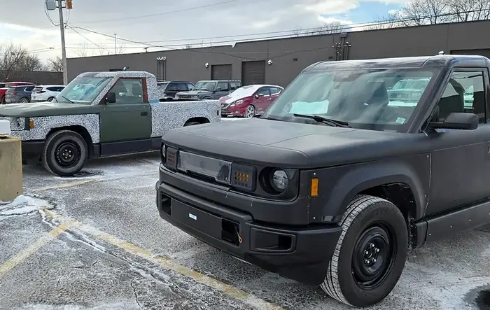 Prototype pics from Slate headquarters in Troy MI