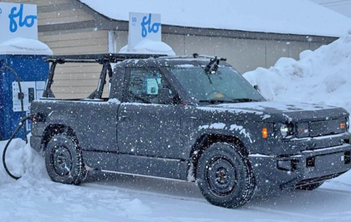 Slate truck (RWD) spotted snow/winter/cold weather testing