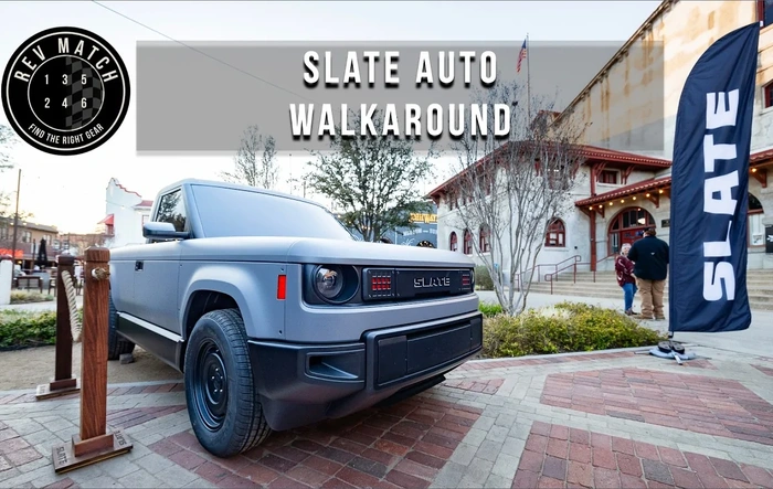 Slate Auto Walkaround from Fort Worth Texas showing (February 27)