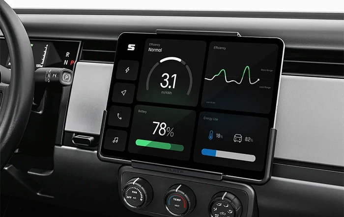 Slate App Displays: Efficiency, Battery SOC, Energy Use Displays (Photo)