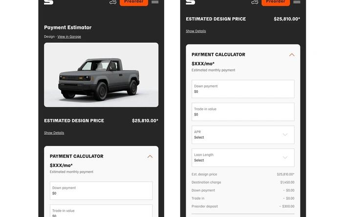 Payment Estimator Added to Slate Site